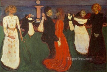 danza de la vida 1900 Edvard Munch Expresionismo Pinturas al óleo